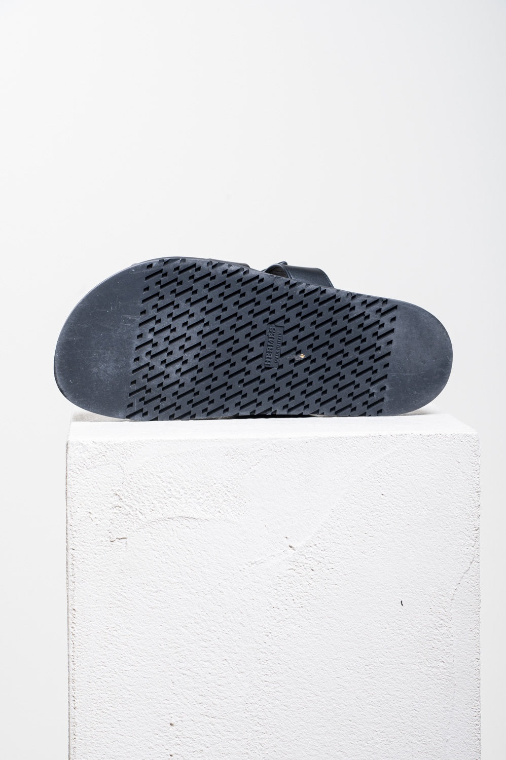 Black Calfskin Chypre Sandals