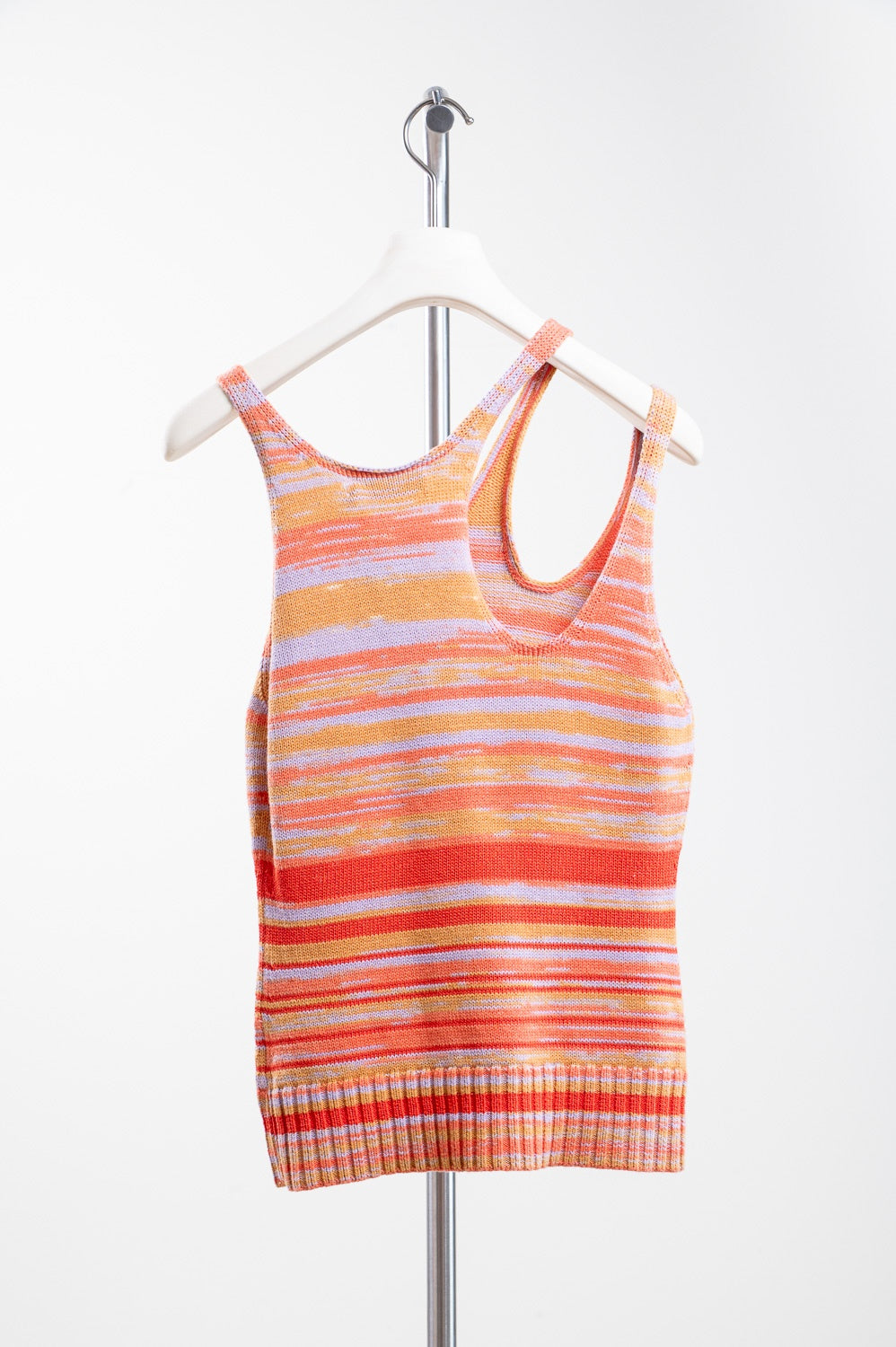 Orange Lupine Space Dye Tank Top