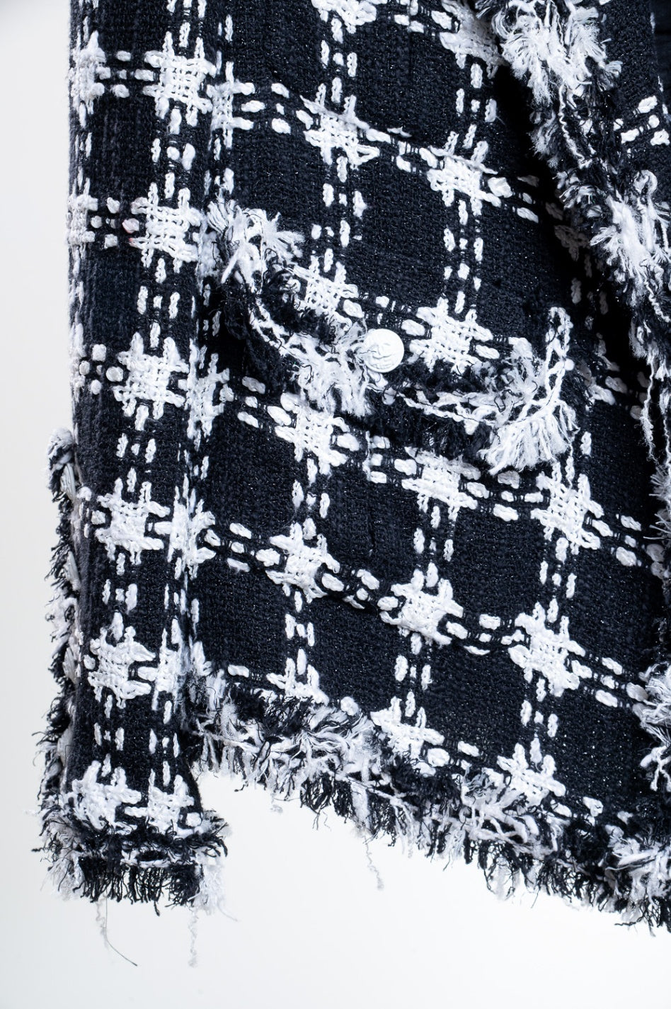 Black and White Tweed Jacket