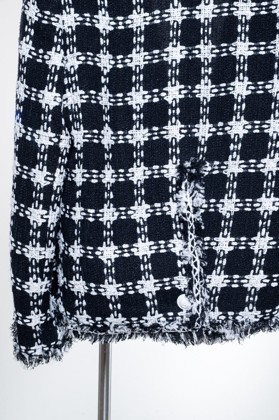 Black and White Tweed Jacket