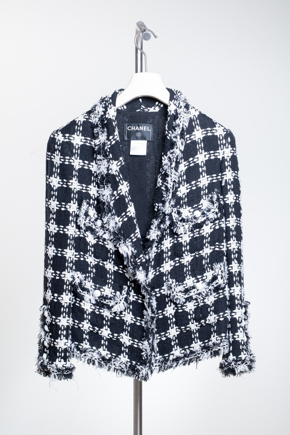 Black and White Tweed Jacket