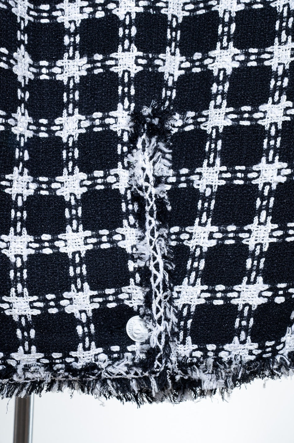 Black and White Tweed Jacket