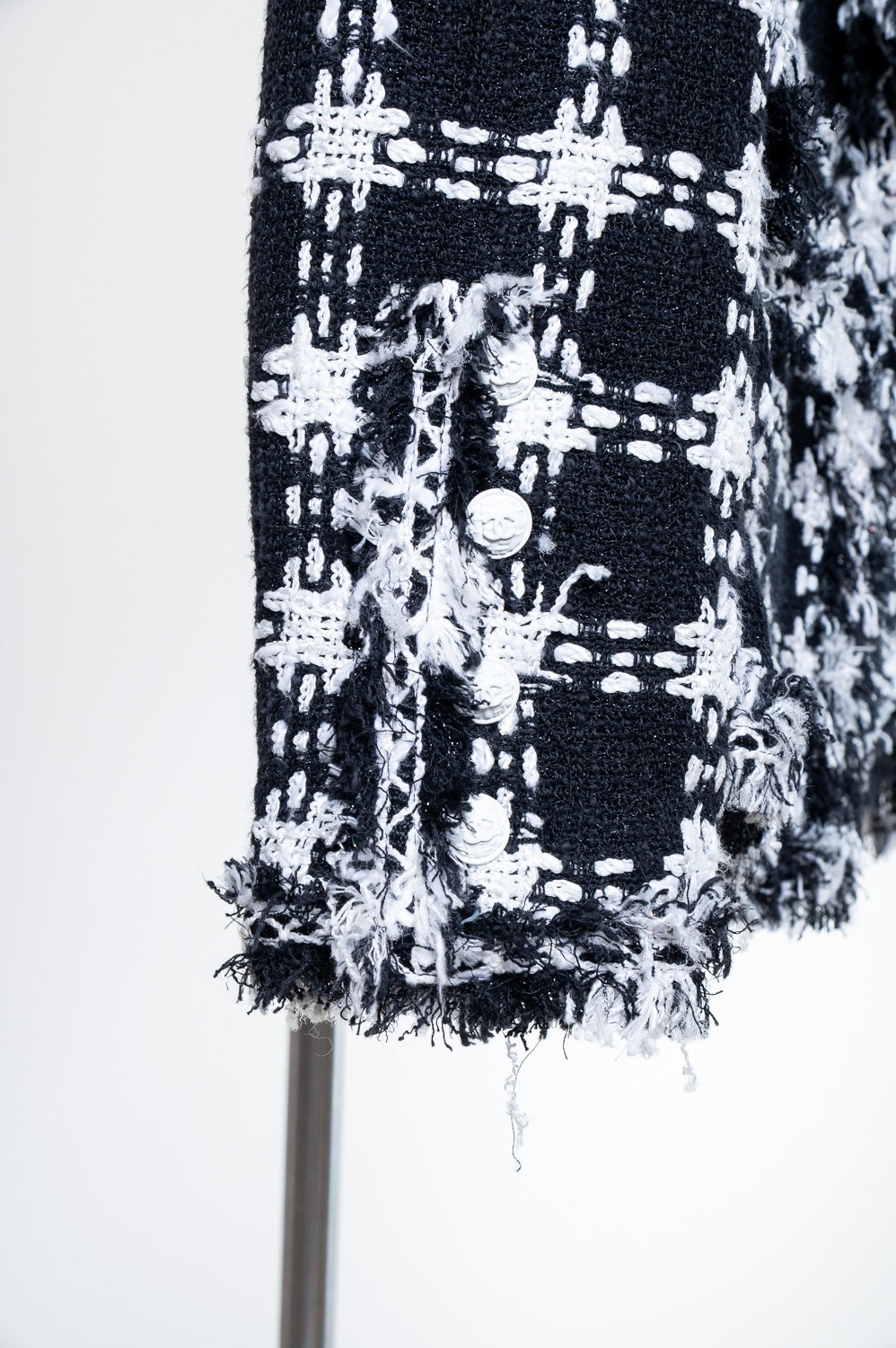 Black and White Tweed Jacket