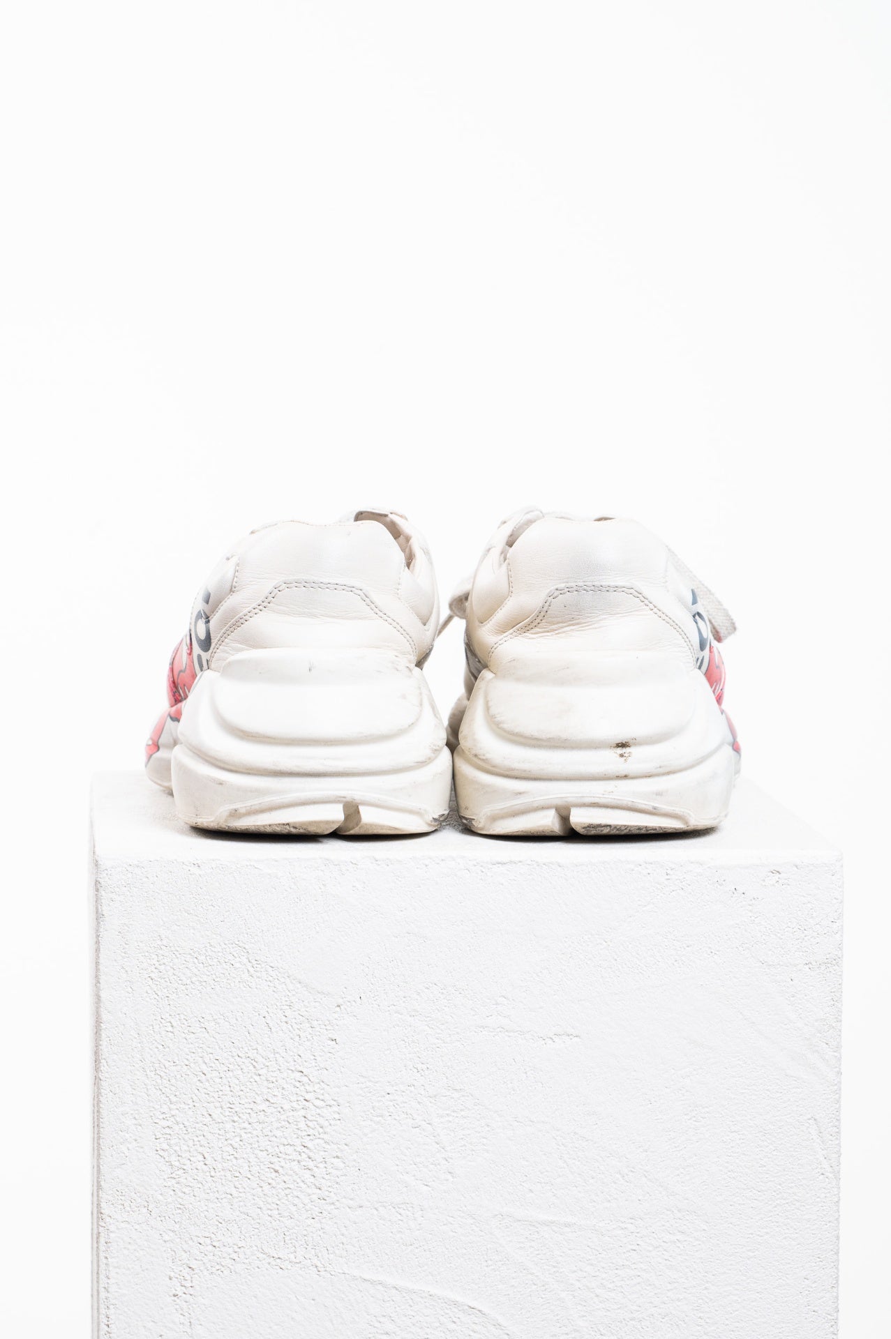 Rhyton Maxi Mouth Leather Sneakers