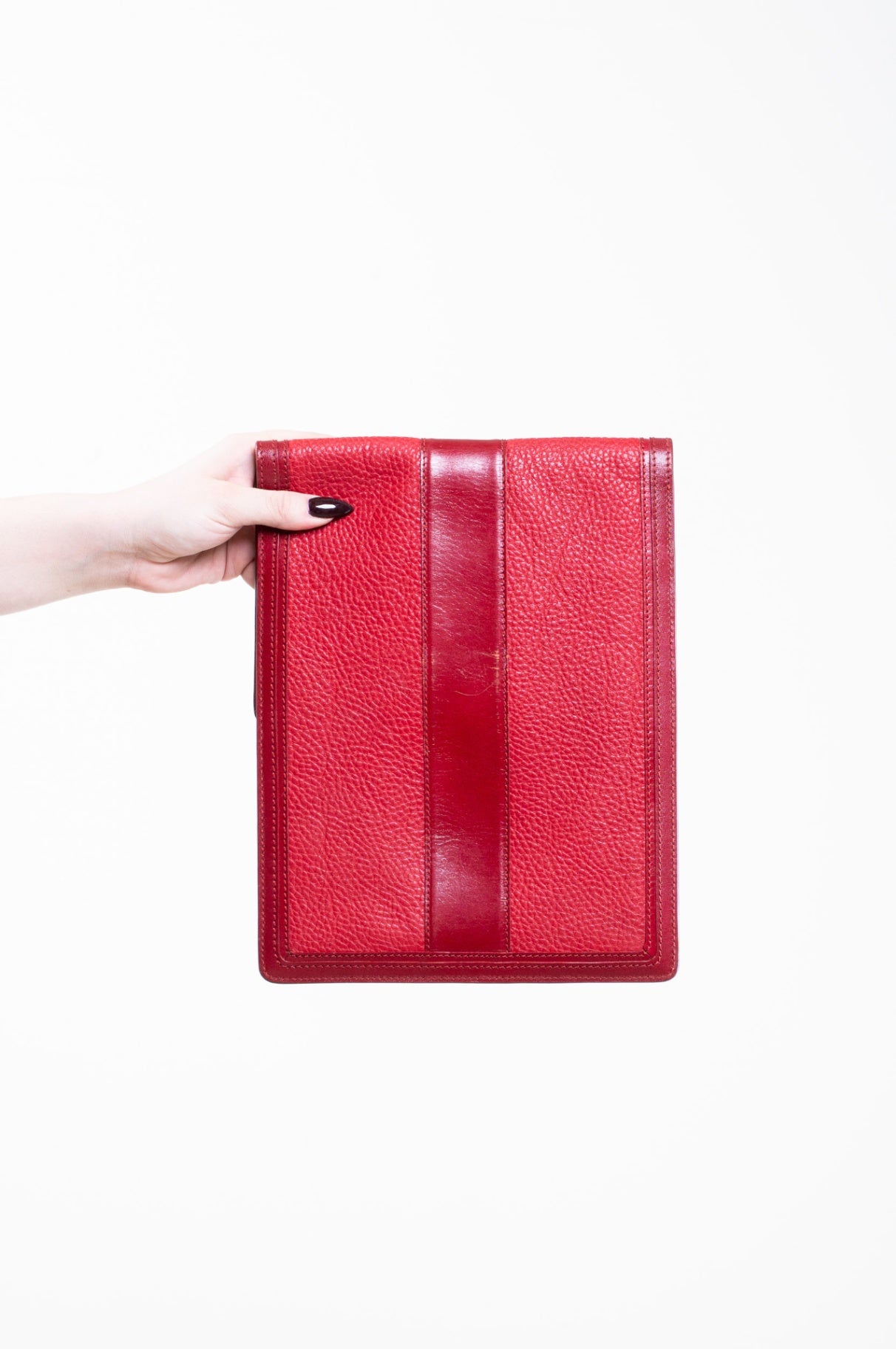 Red Leather Tablet Case