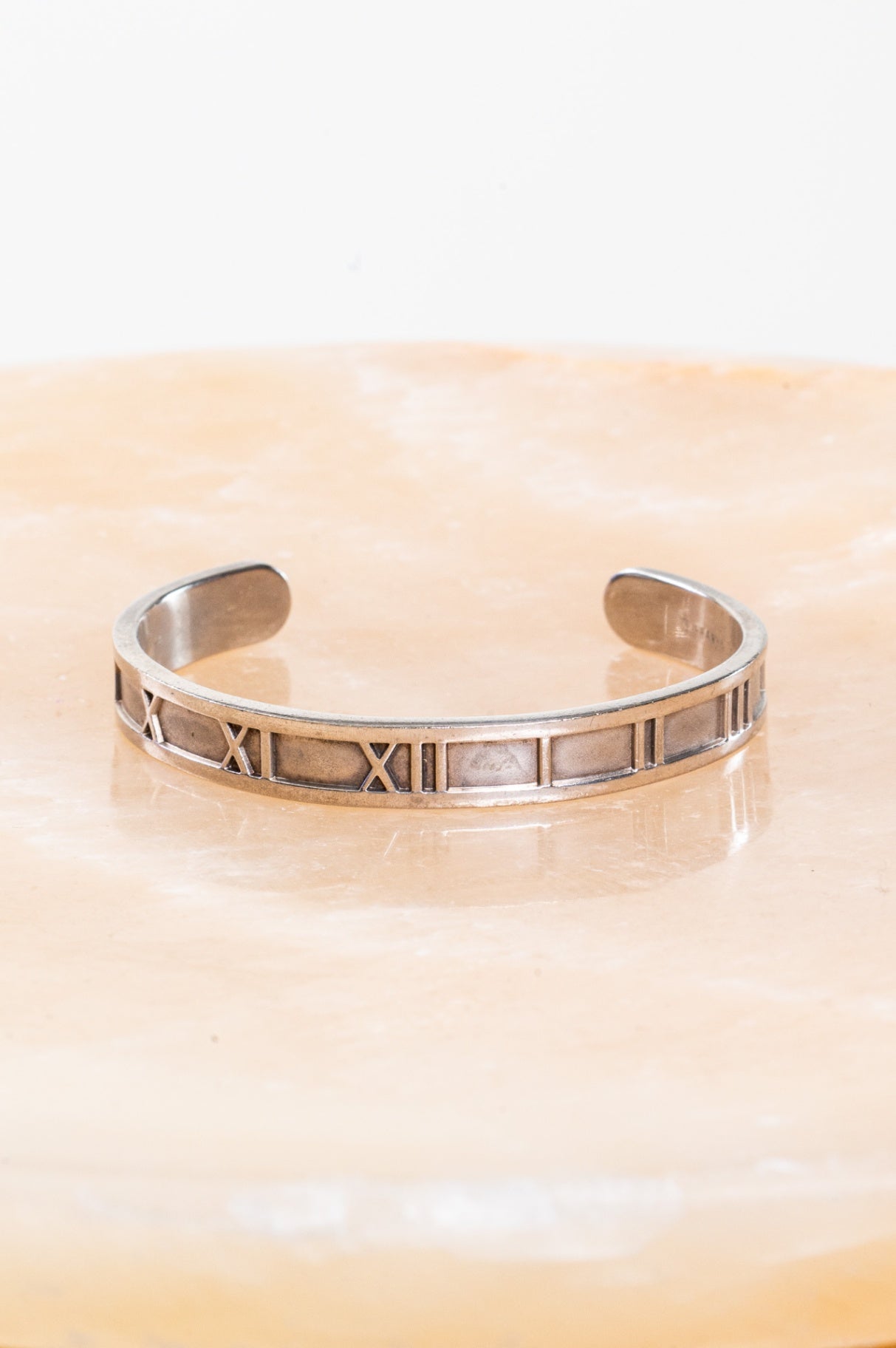 Sterling Silver Roman Numeral Cuff