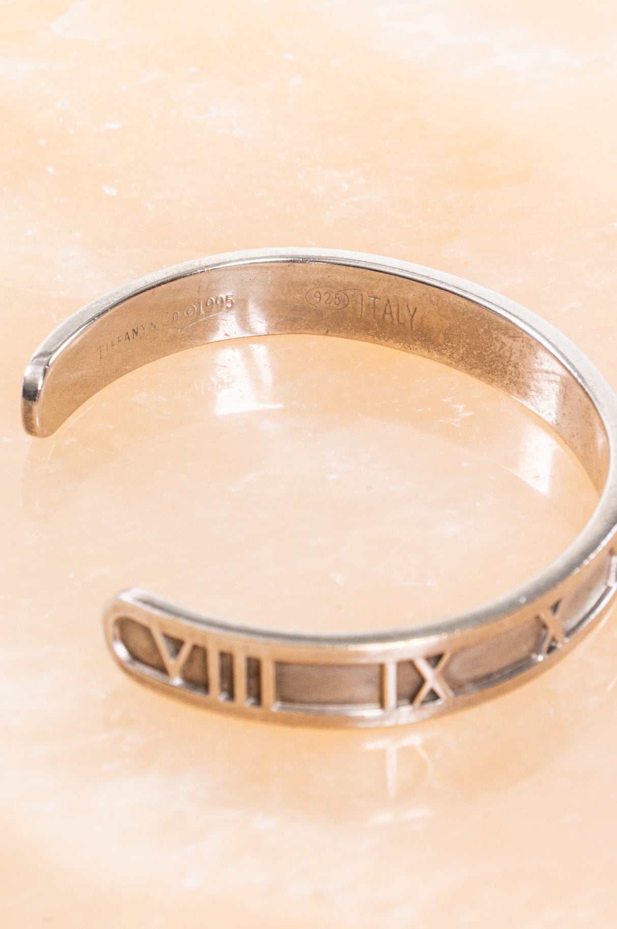 Sterling Silver Roman Numeral Cuff