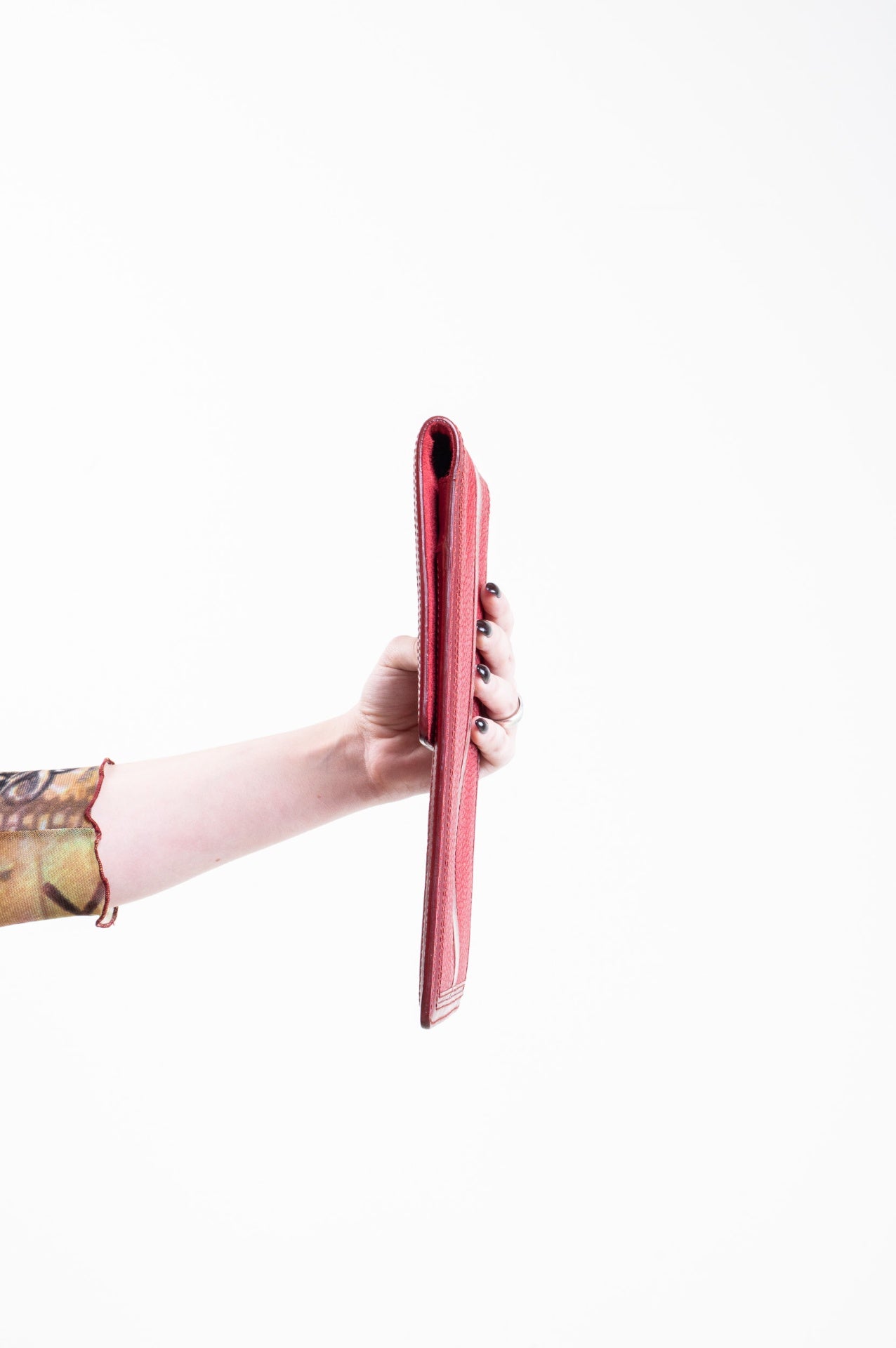 Red Leather Tablet Case