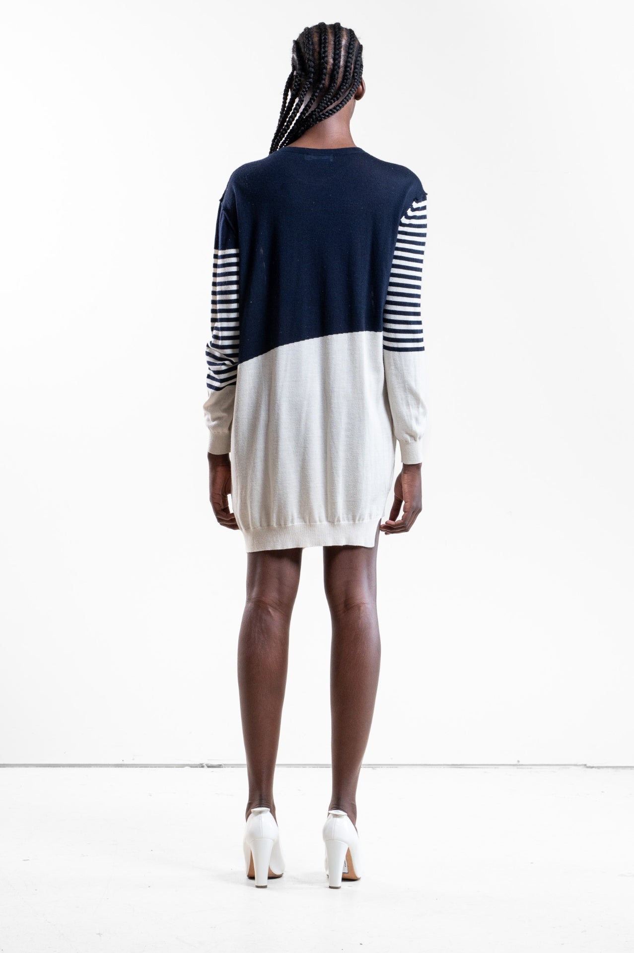 Pop of Pink Striped Sweater