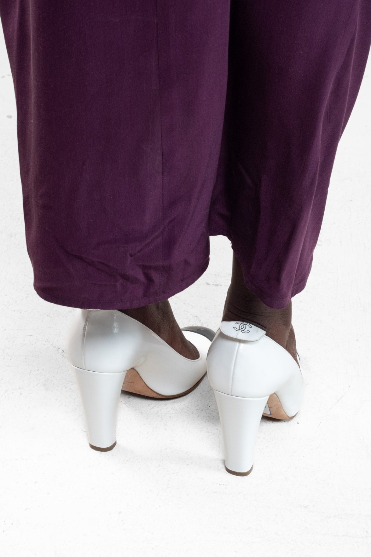 Burgundy One Shoulder Silk Dress