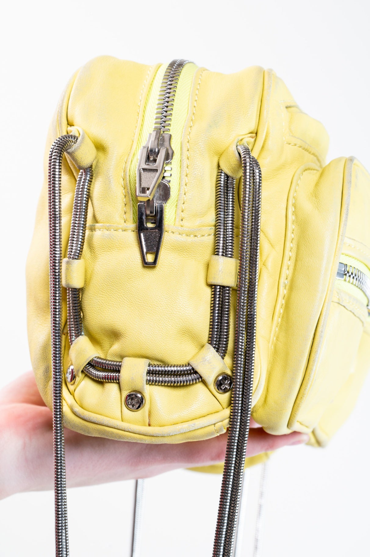 Citrus "Brenda" Leather Shoulder Bag