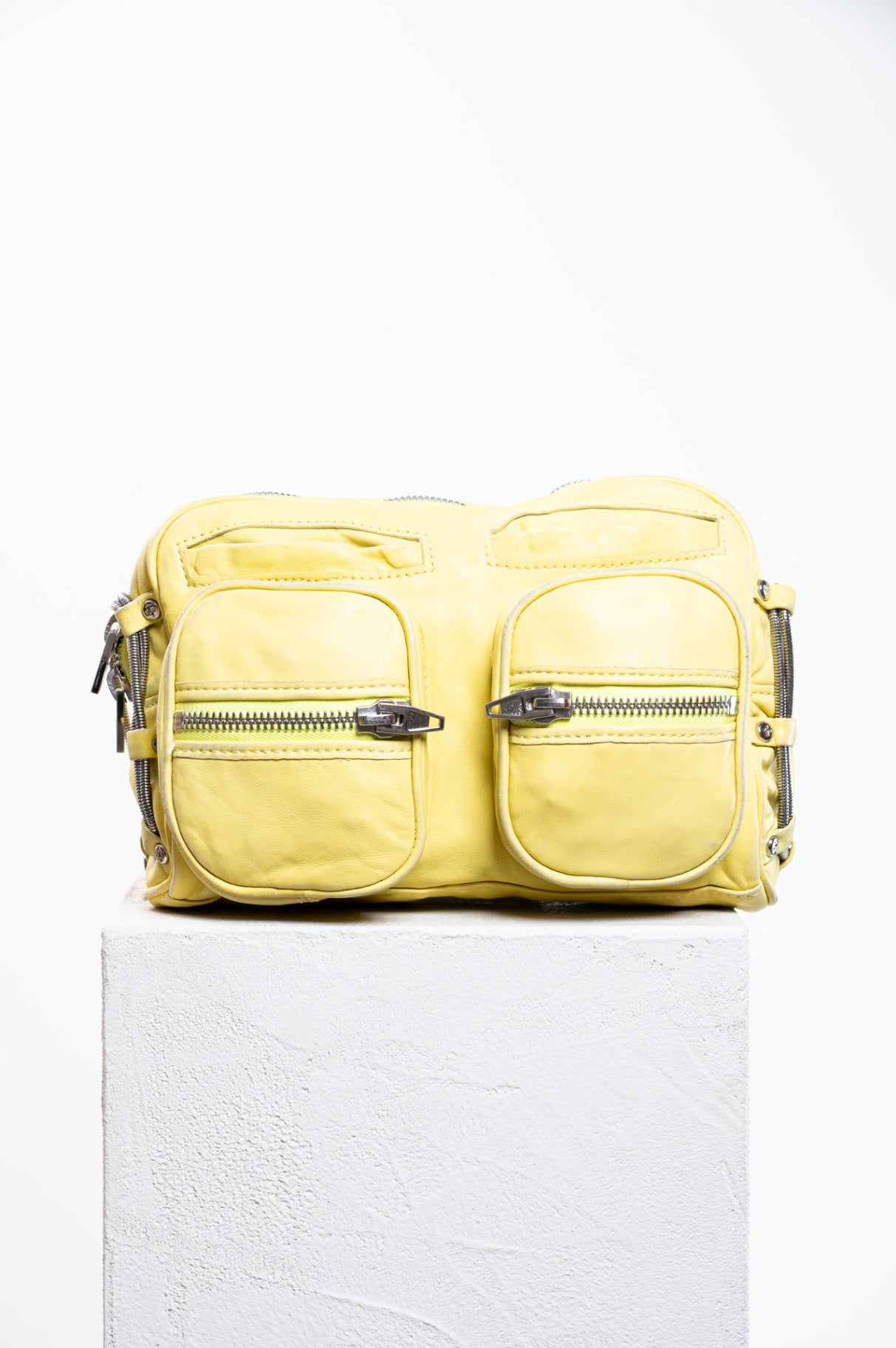 Citrus "Brenda" Leather Shoulder Bag