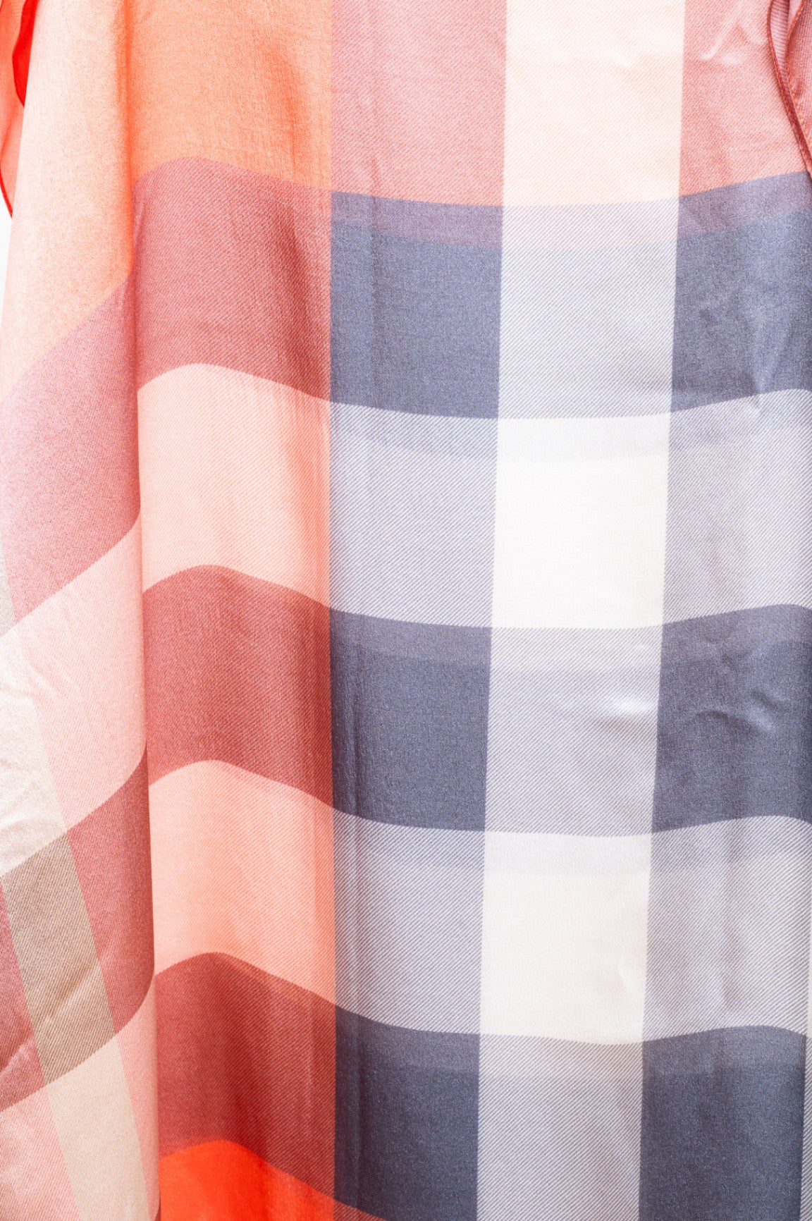 Coral Nova Check Scarf