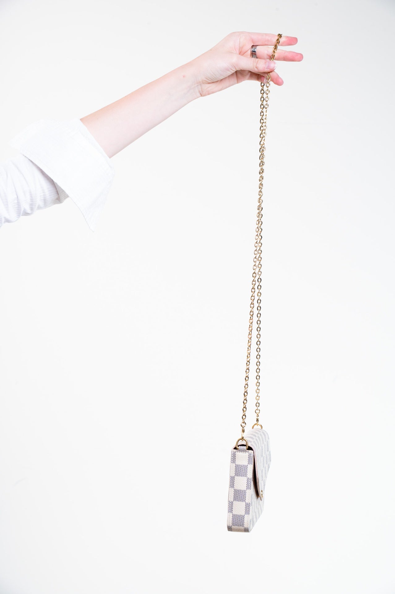 Damier Azure Felicie Pochette