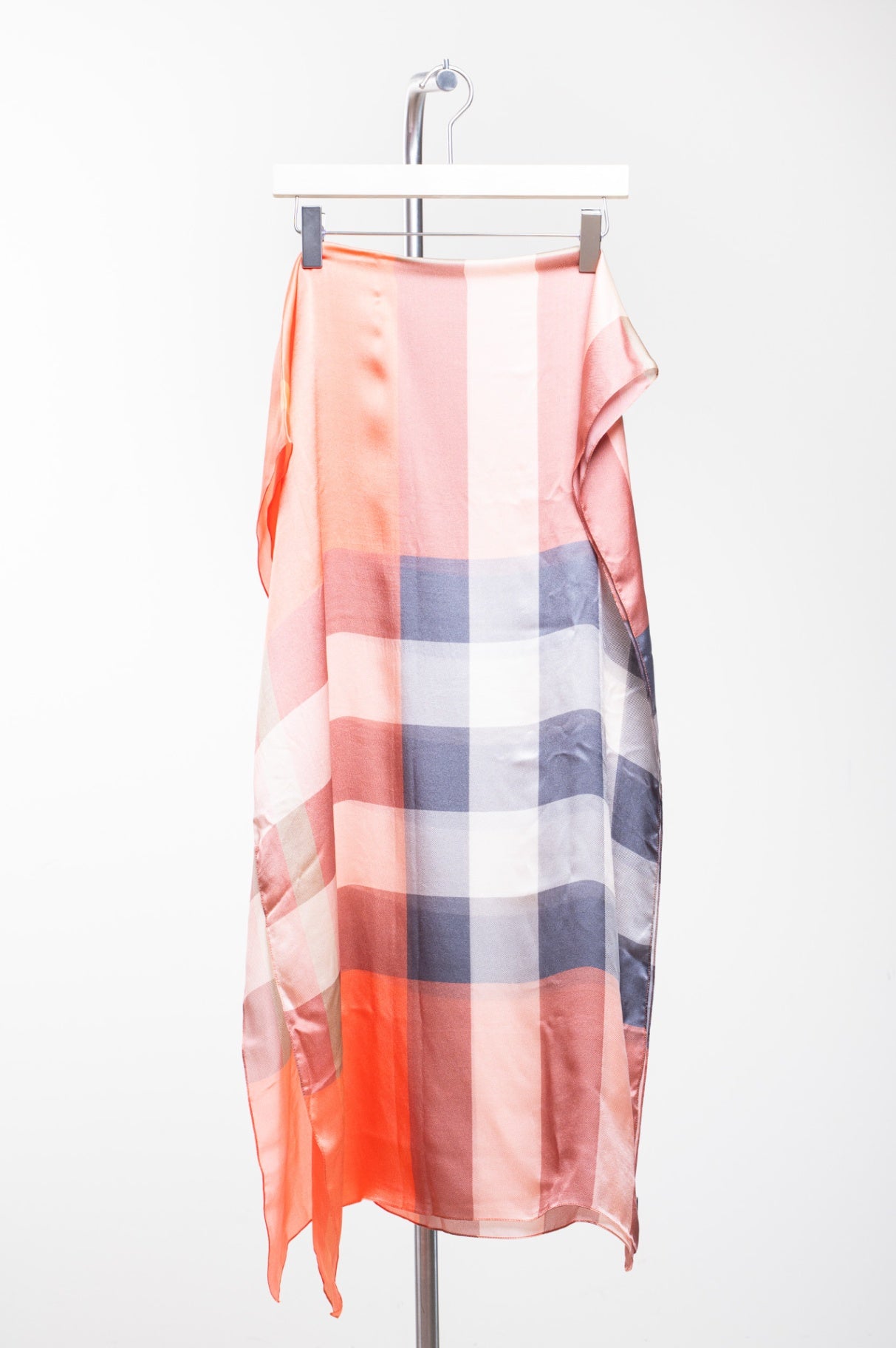 Coral Nova Check Scarf