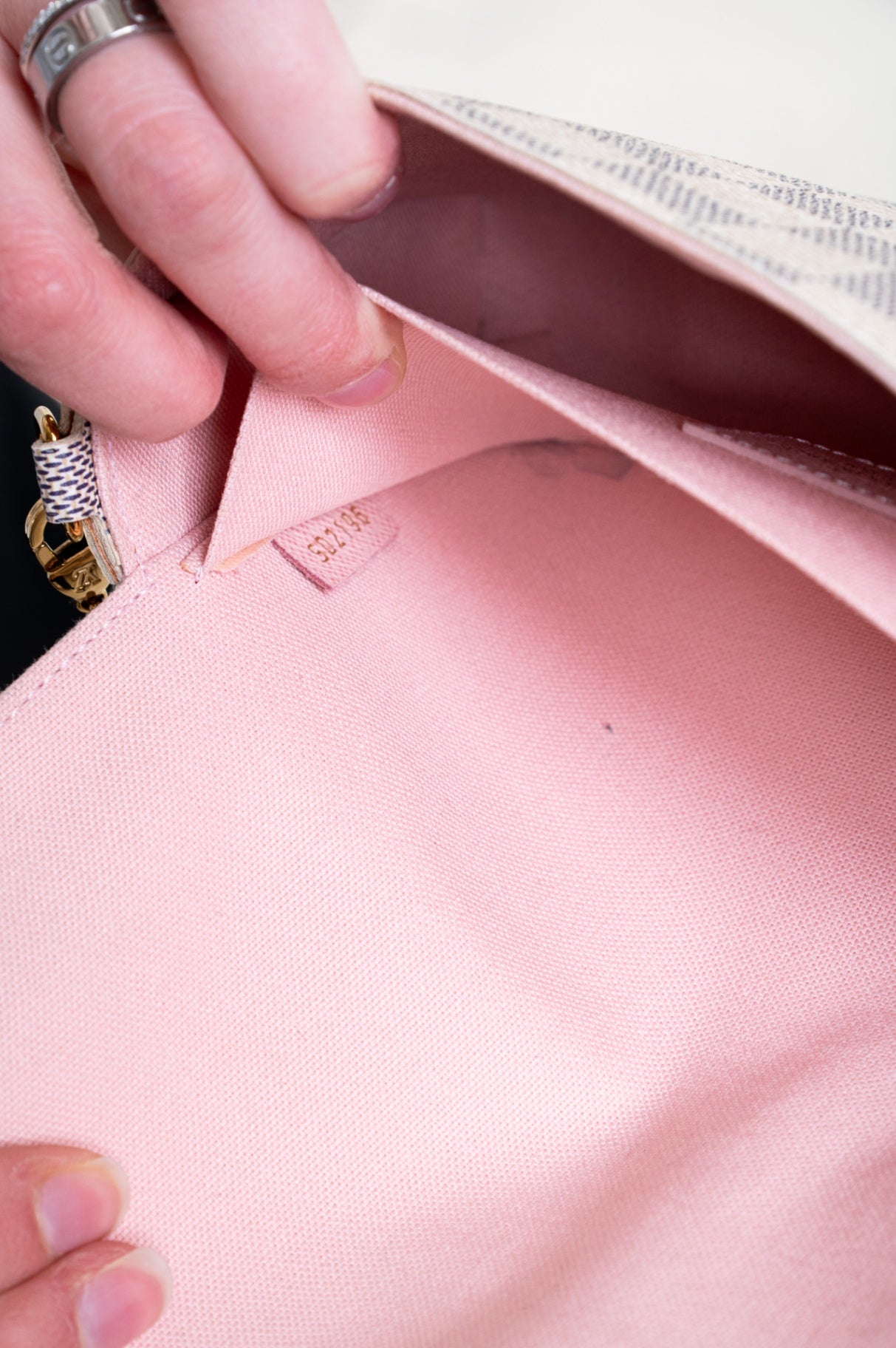 Damier Azure Felicie Pochette