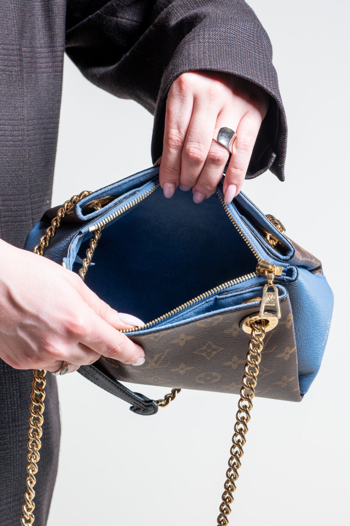 Blue & Monogram Surene BB Shoulder Bag