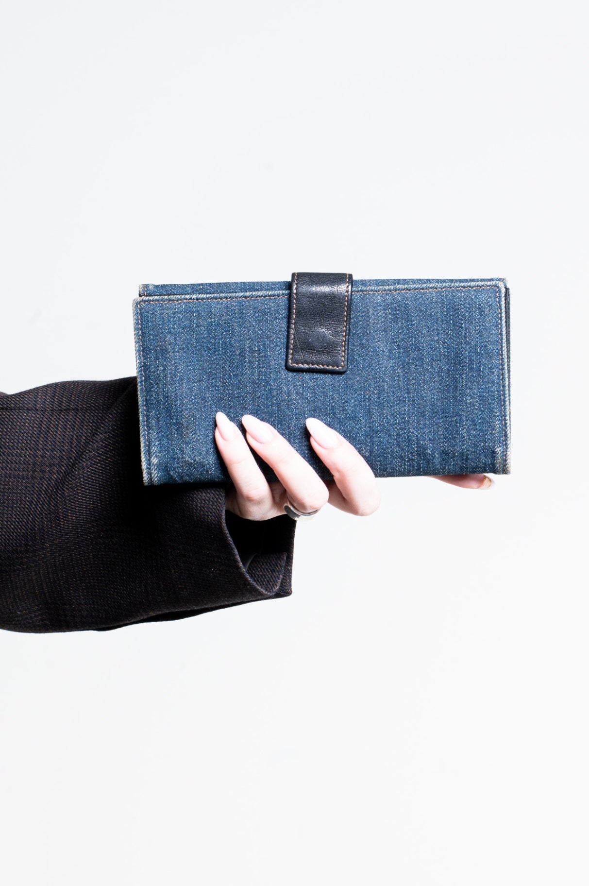 Denim Blue Continental Wallet