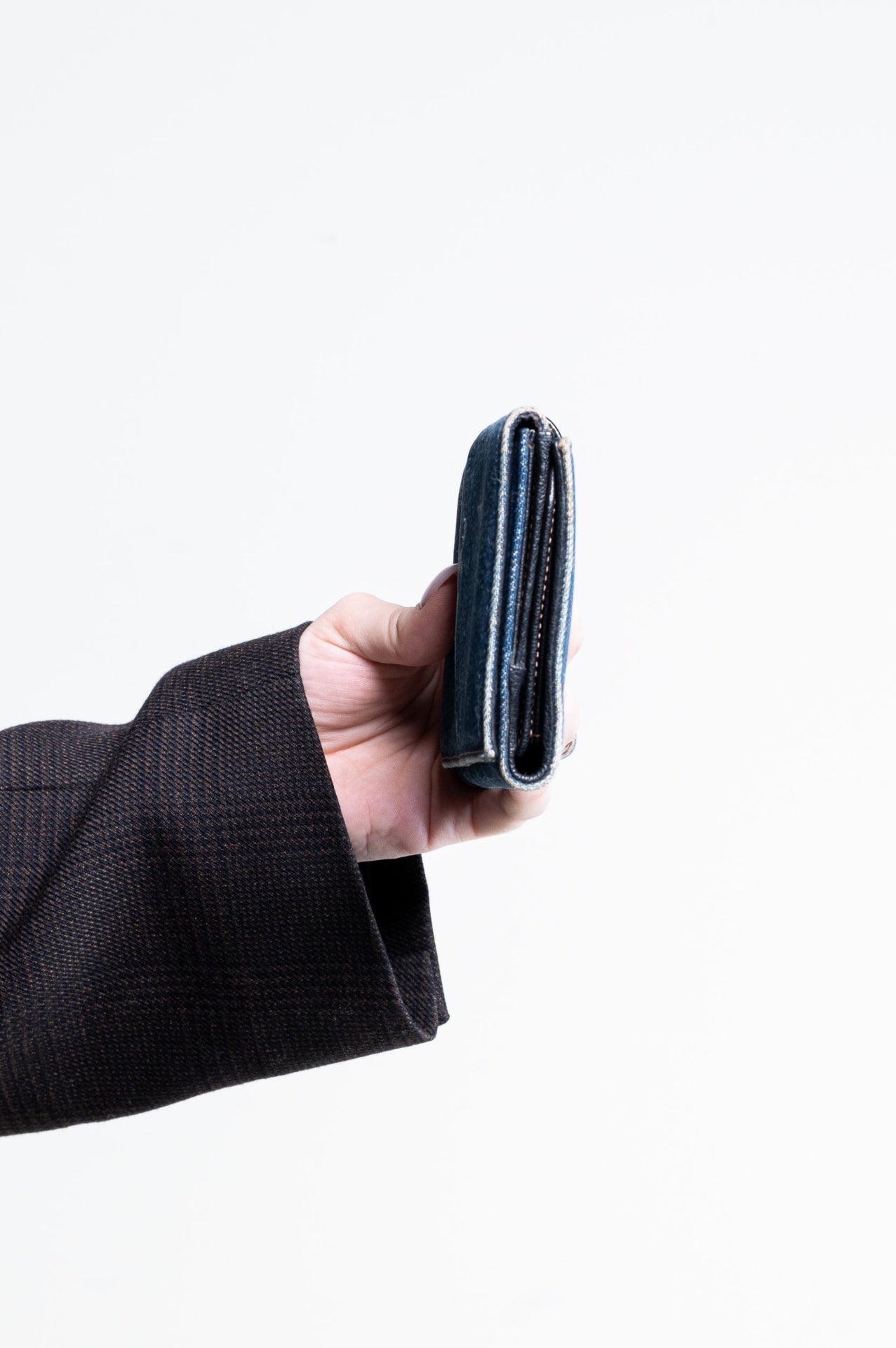 Denim Blue Continental Wallet