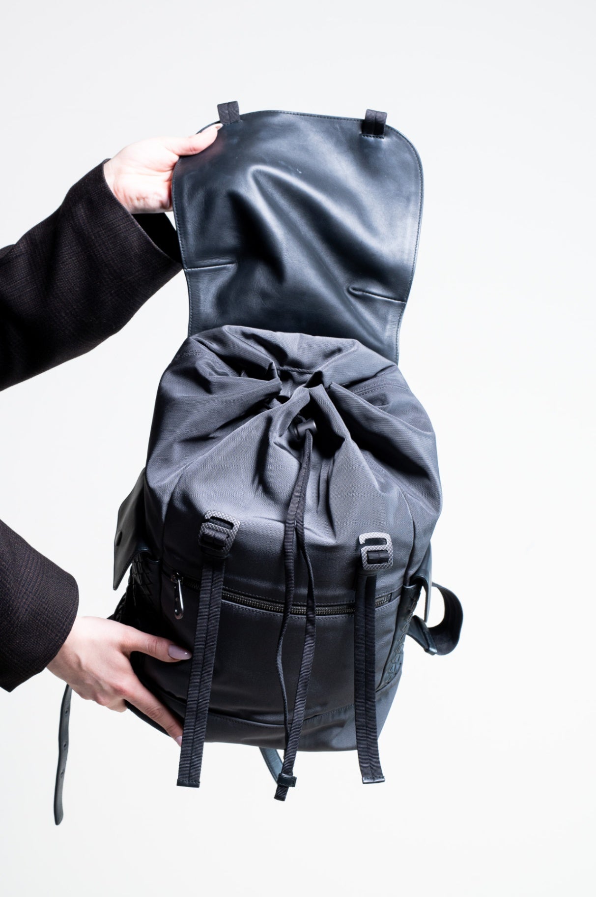 Grey Canvas Sassolungo Backpack