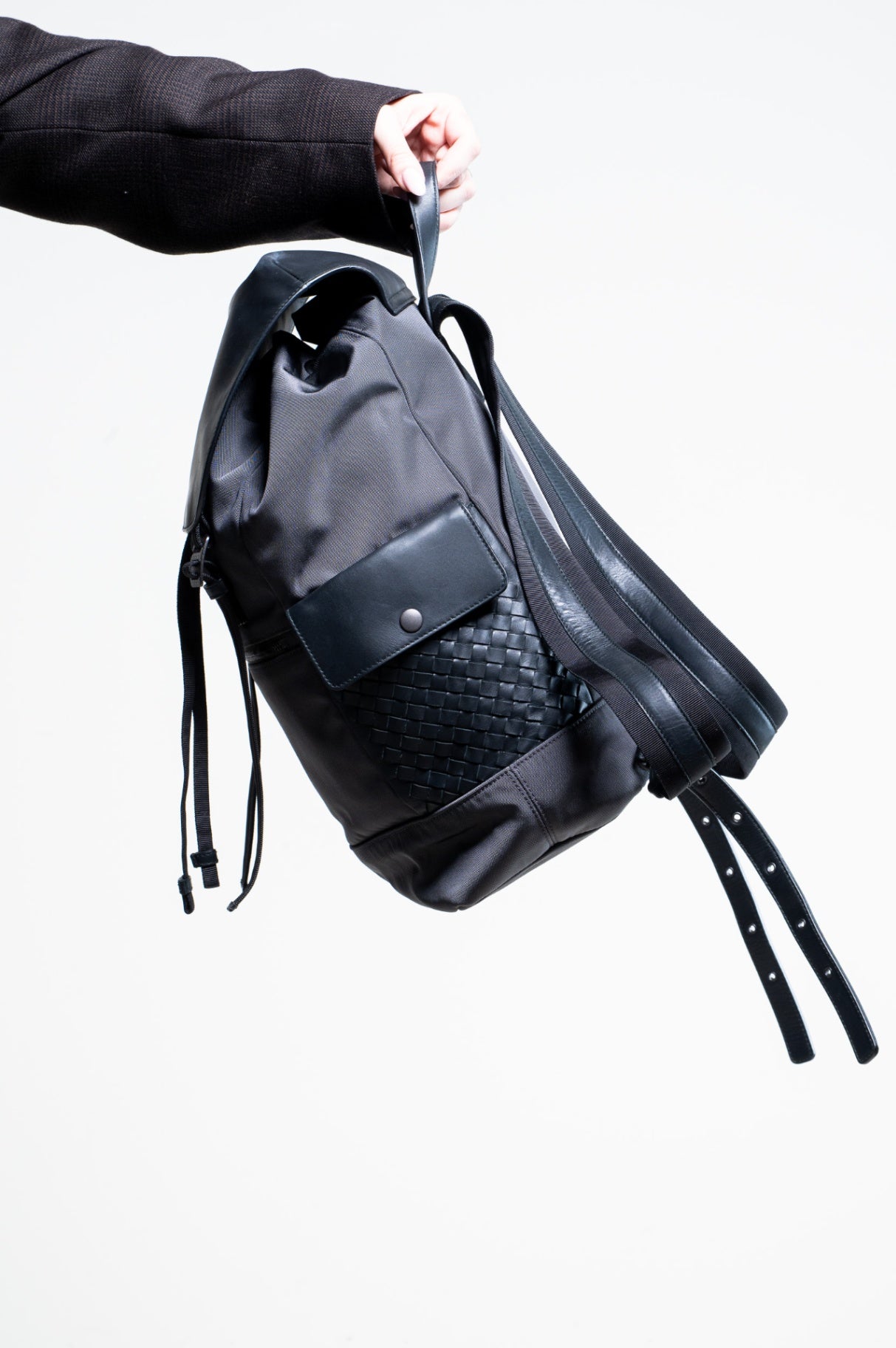 Grey Canvas Sassolungo Backpack