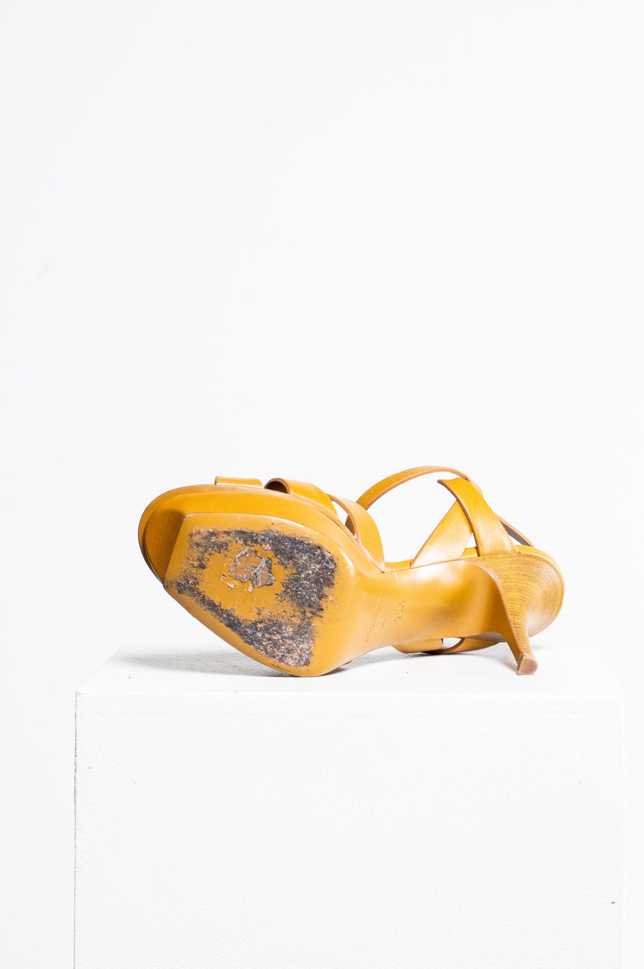Mustard Tribute Platform Sandals