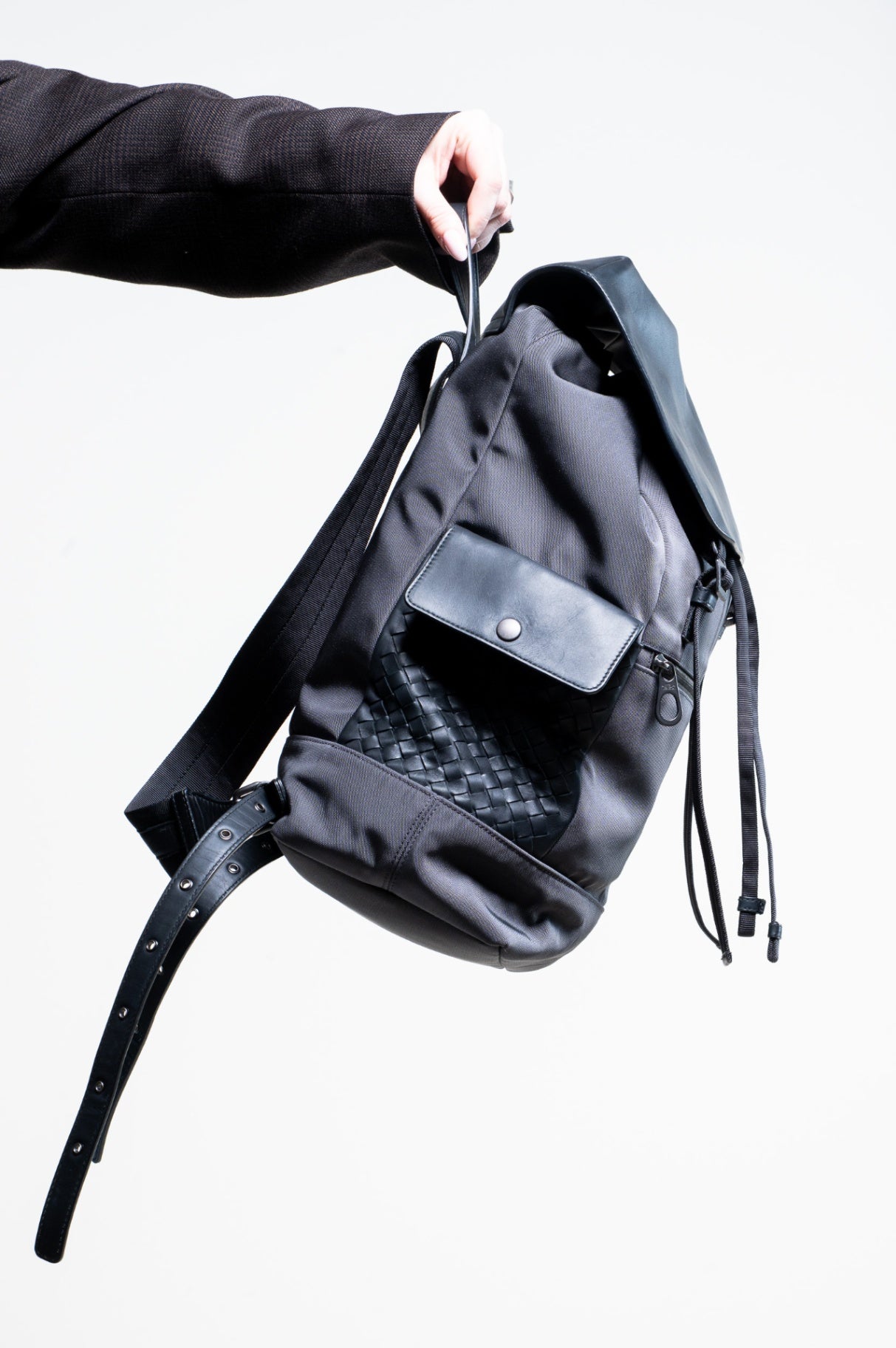 Grey Canvas Sassolungo Backpack