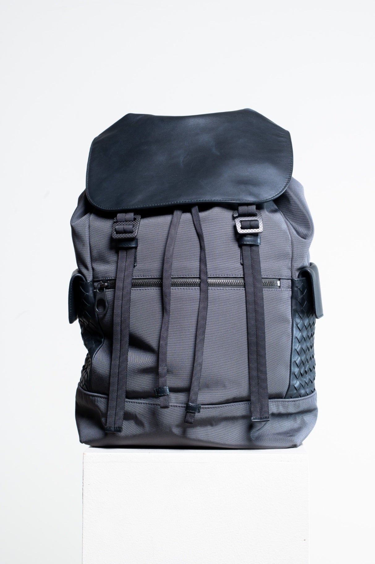 Grey Canvas Sassolungo Backpack