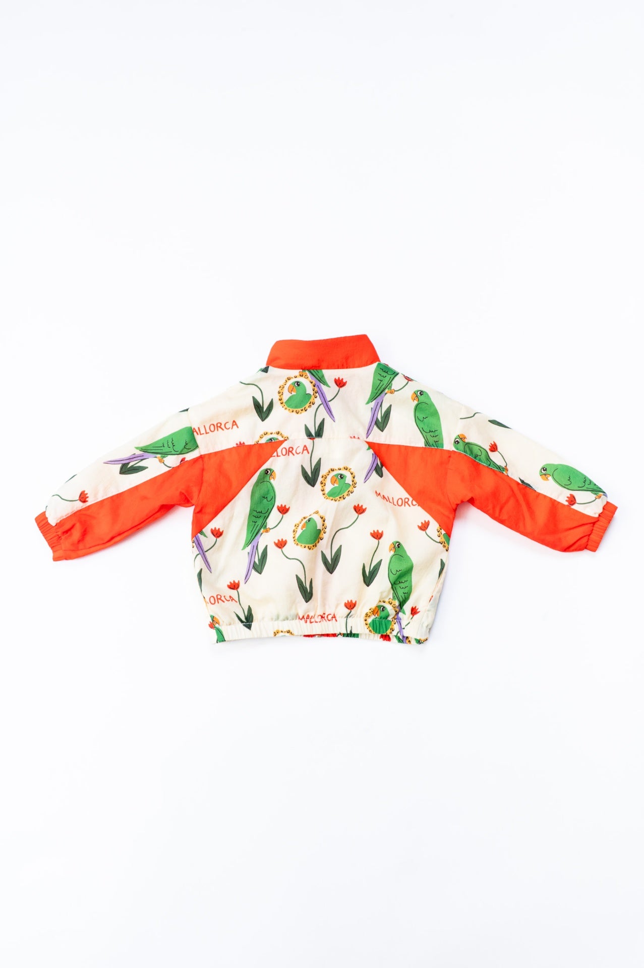 Girls 1.5-3Y Parrot Print Nylon Tracksuit