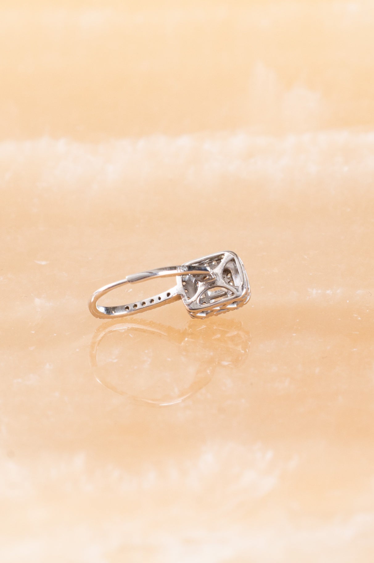 White Gold Diamond Drop Earrings
