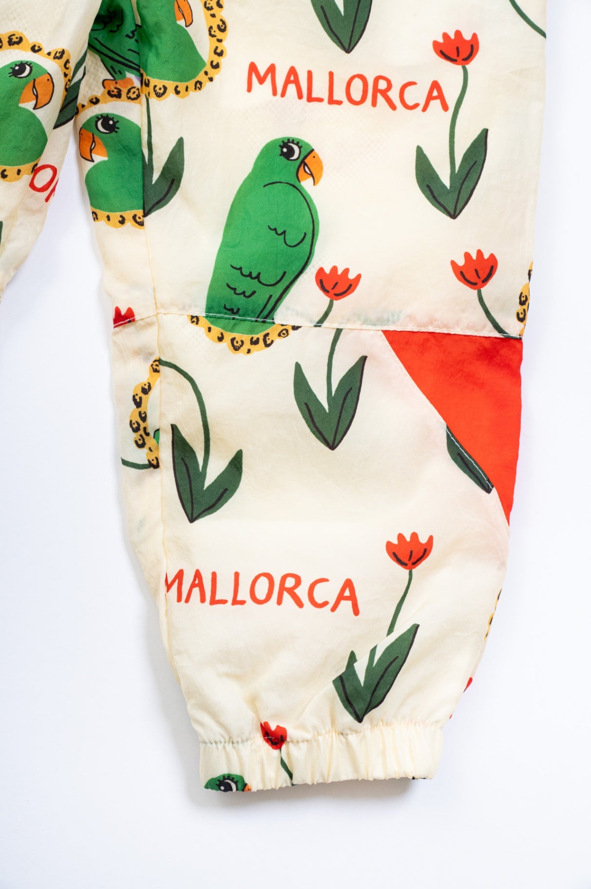 Girls 1.5-3Y Parrot Print Nylon Tracksuit