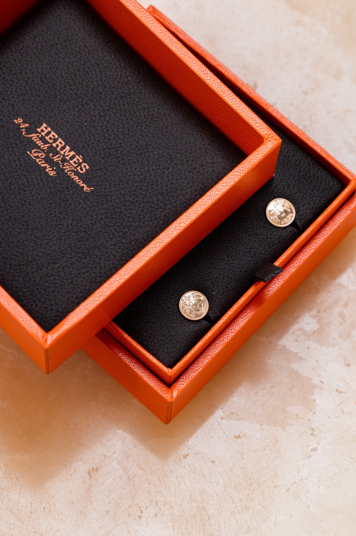 Rose Gold XS Ex-Libris Earrings