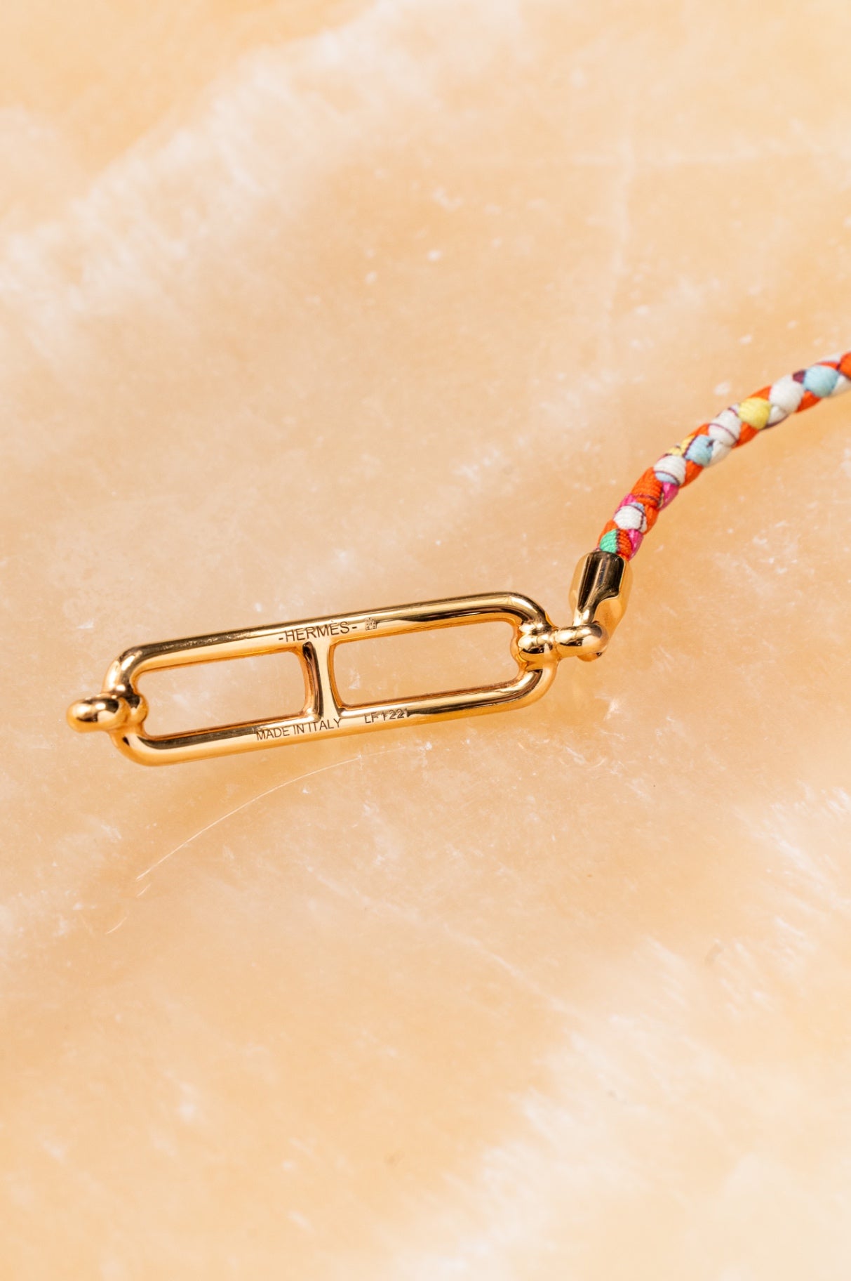 Multicolor Rose Gold Roulis Double Tour Bracelet