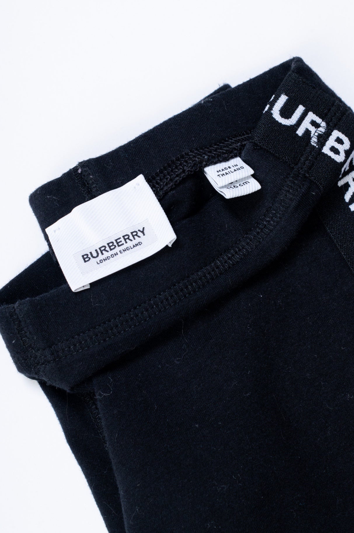 Burberry Kids Black Leggings