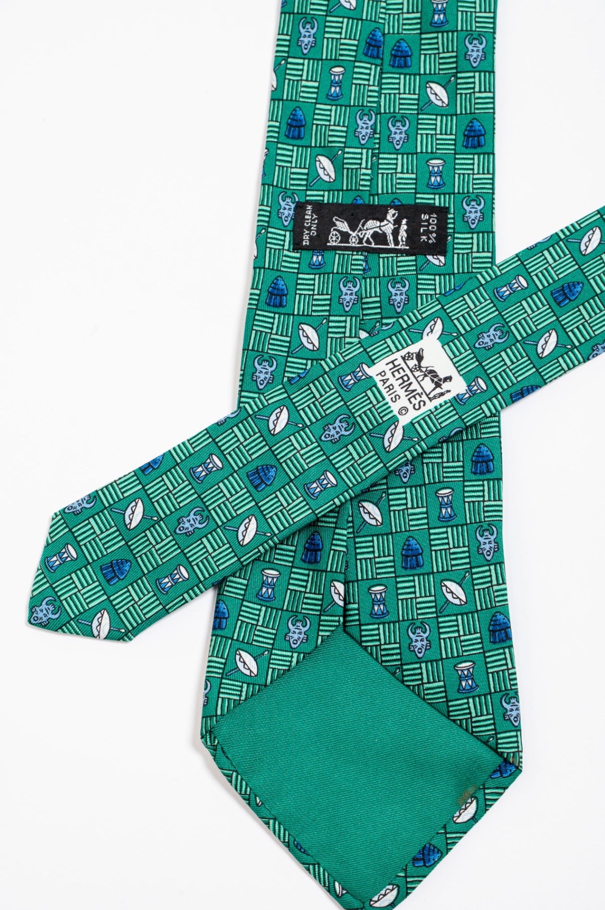 Teal Printed Tie