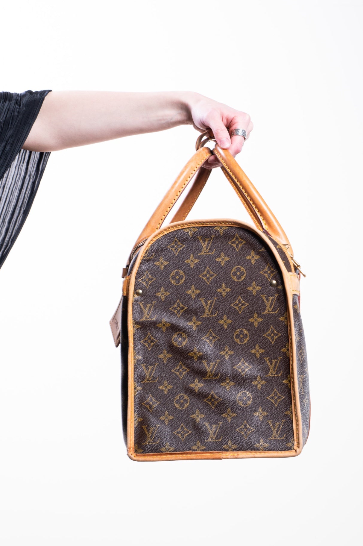 Vintage Monogram Canvas Sac Chien Pet Carrier