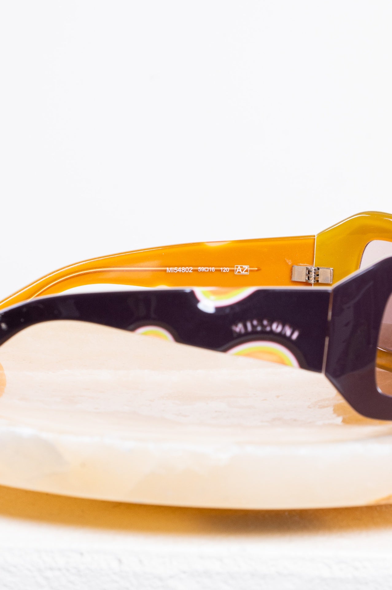 Brown and Yellow Vintage Sunglasses