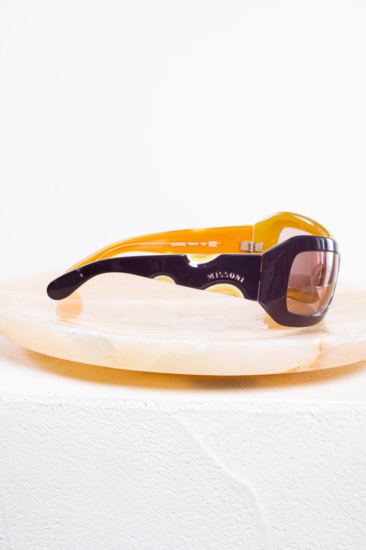 Brown and Yellow Vintage Sunglasses