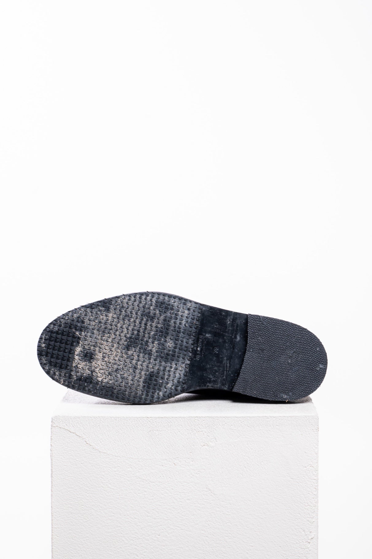 Black Ribbed Sock Chelsea Boot