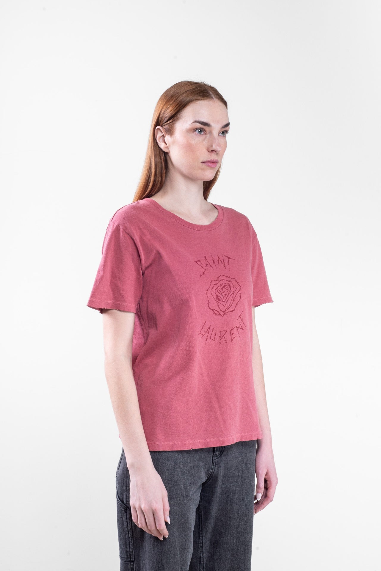 Pink Rose Logo T-Shirt