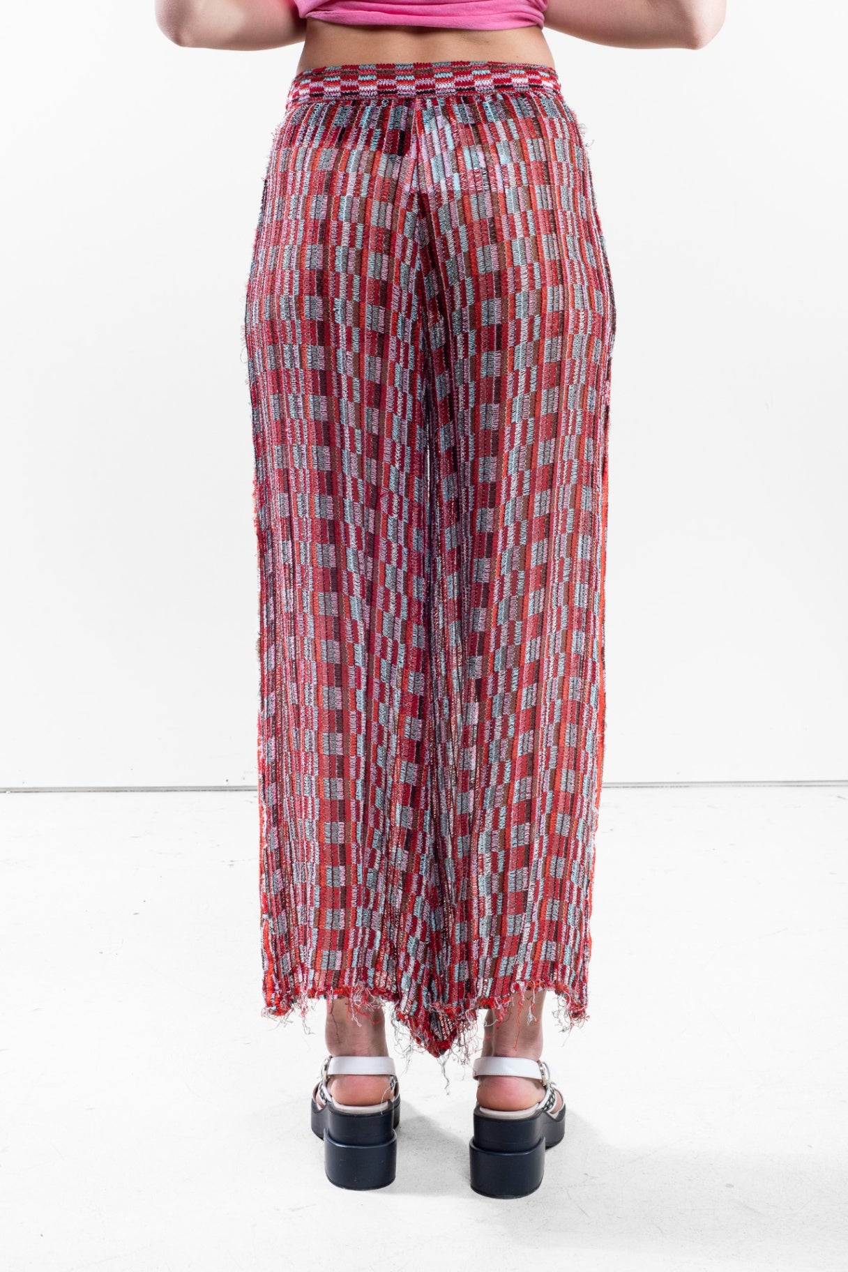 Red Crochet Pool Pant