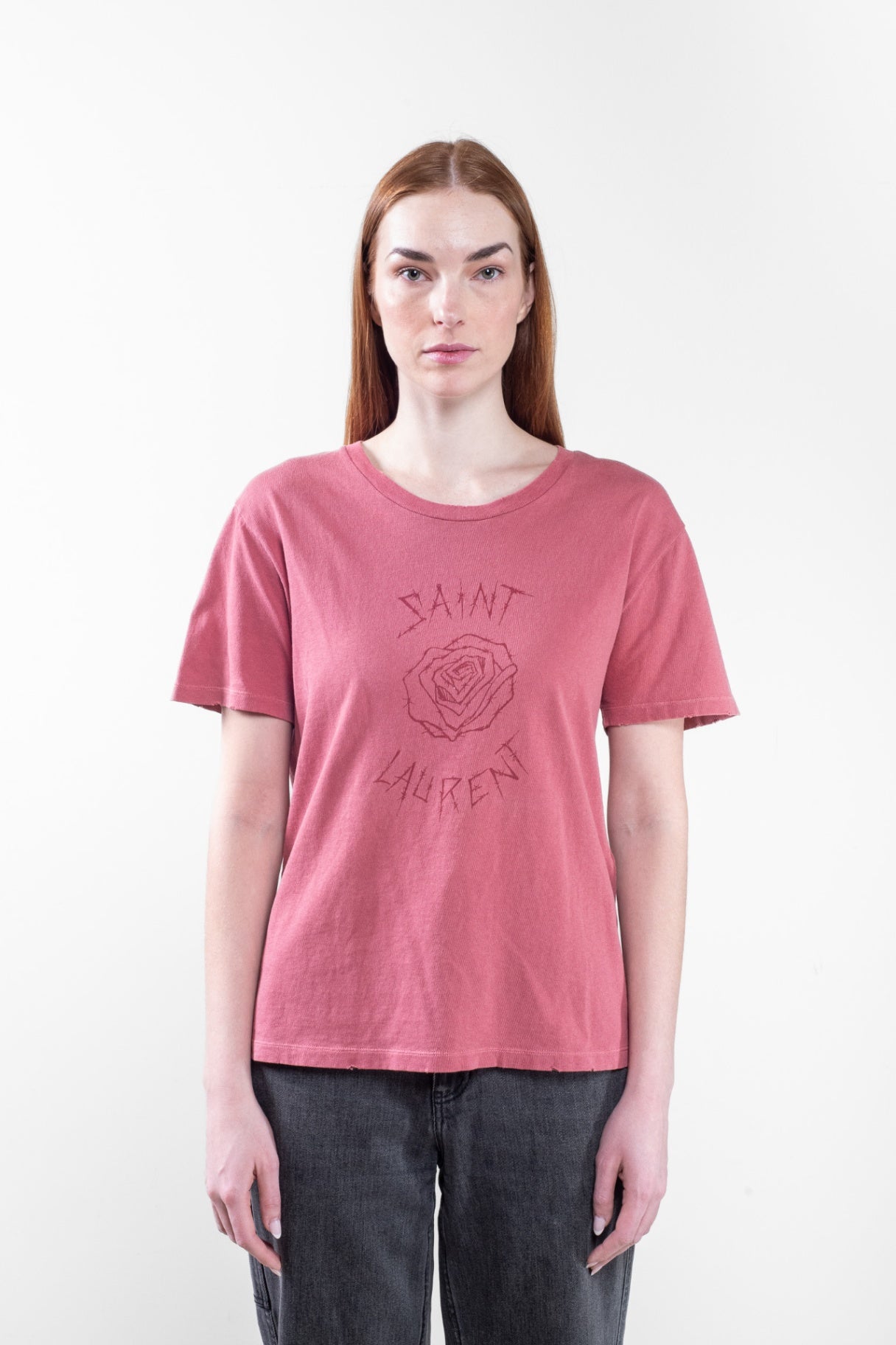 Pink Rose Logo T-Shirt