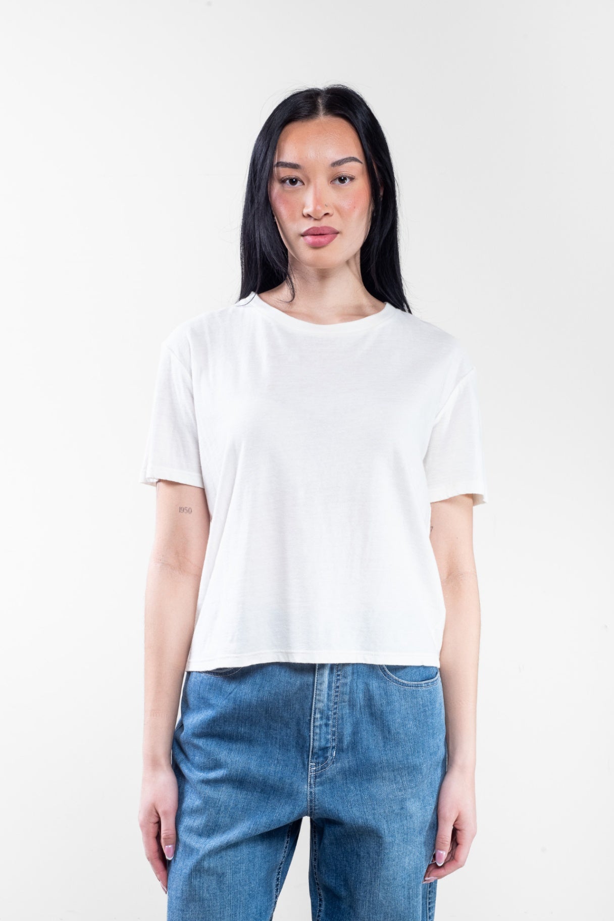 White 1971 Saint Laurent T-Shirt