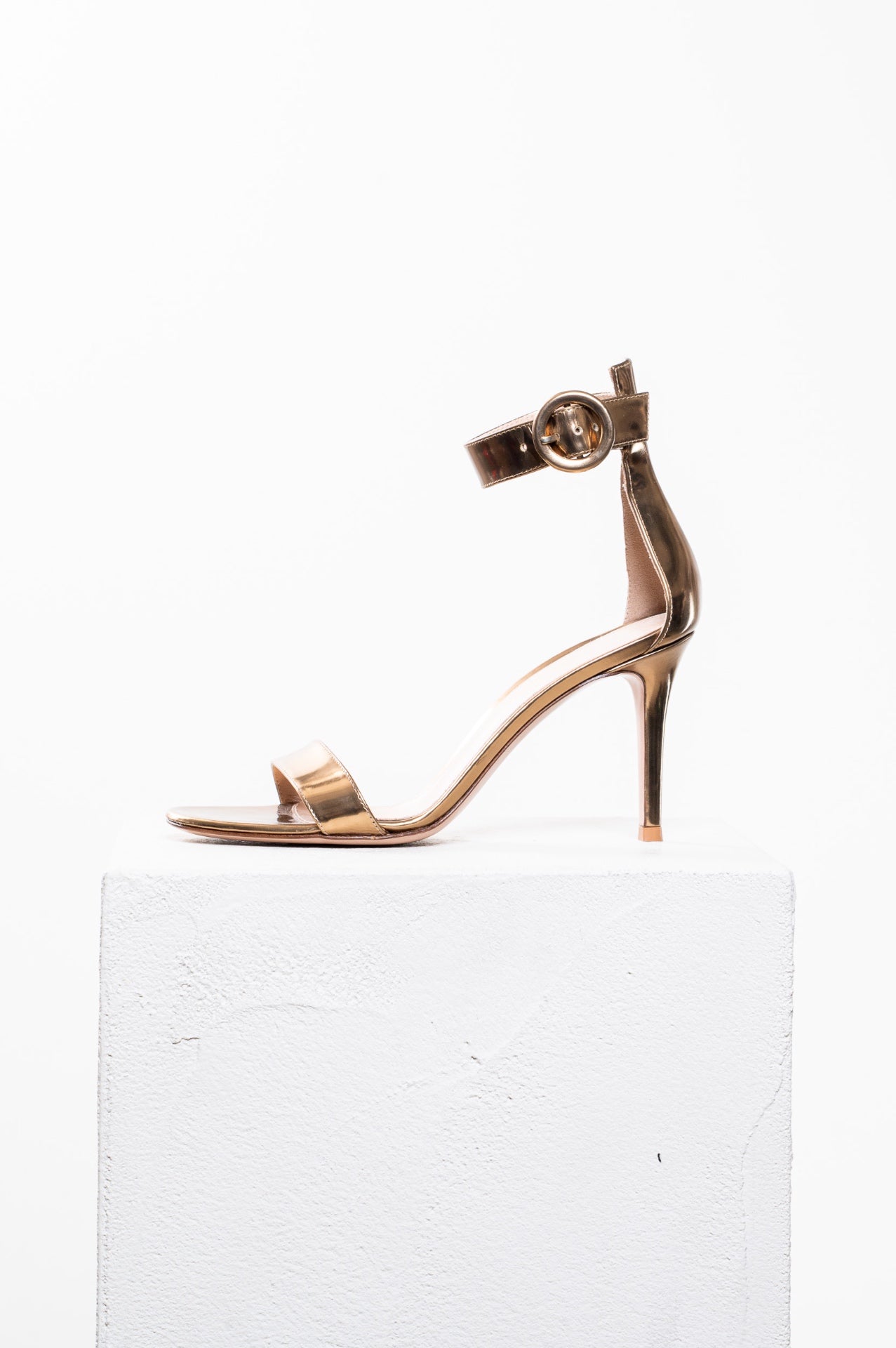 Bronze Metallic Portofino 85mm Heel Sandal