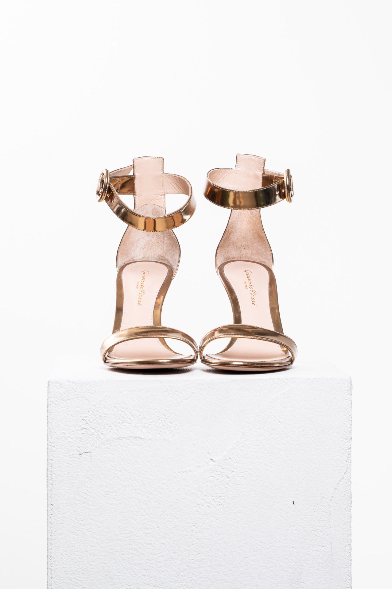 Bronze Metallic Portofino 85mm Heel Sandal