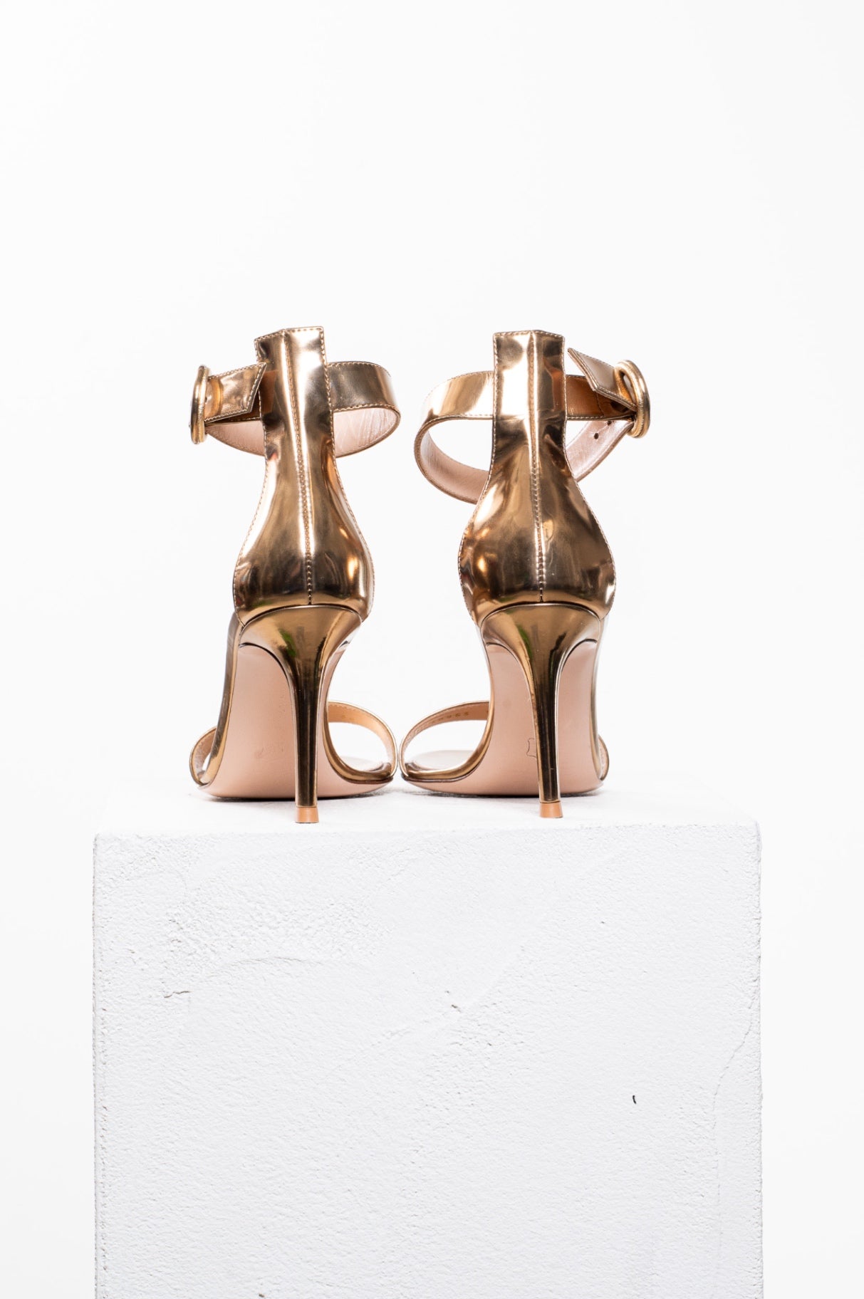Bronze Metallic Portofino 85mm Heel Sandal