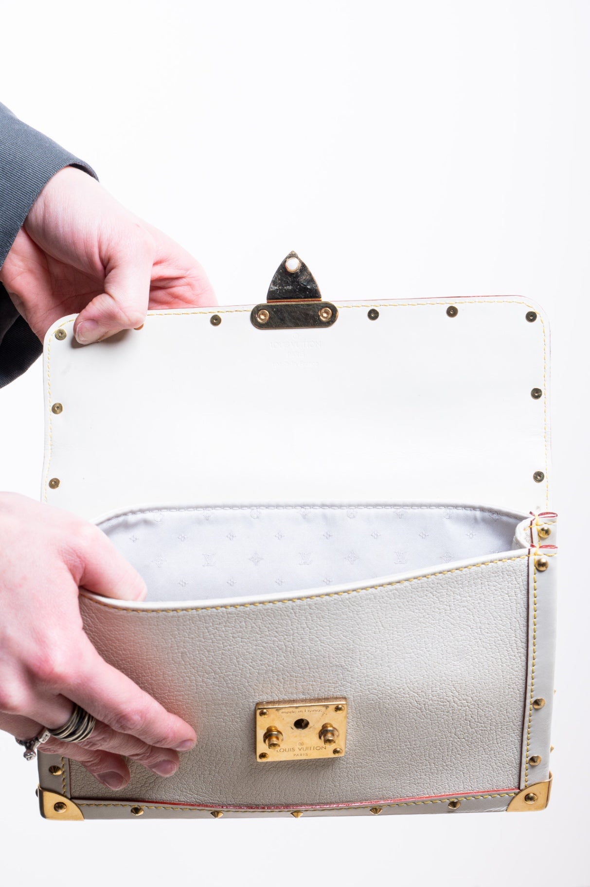 Cream Leather Suhali L'Aimable Bag