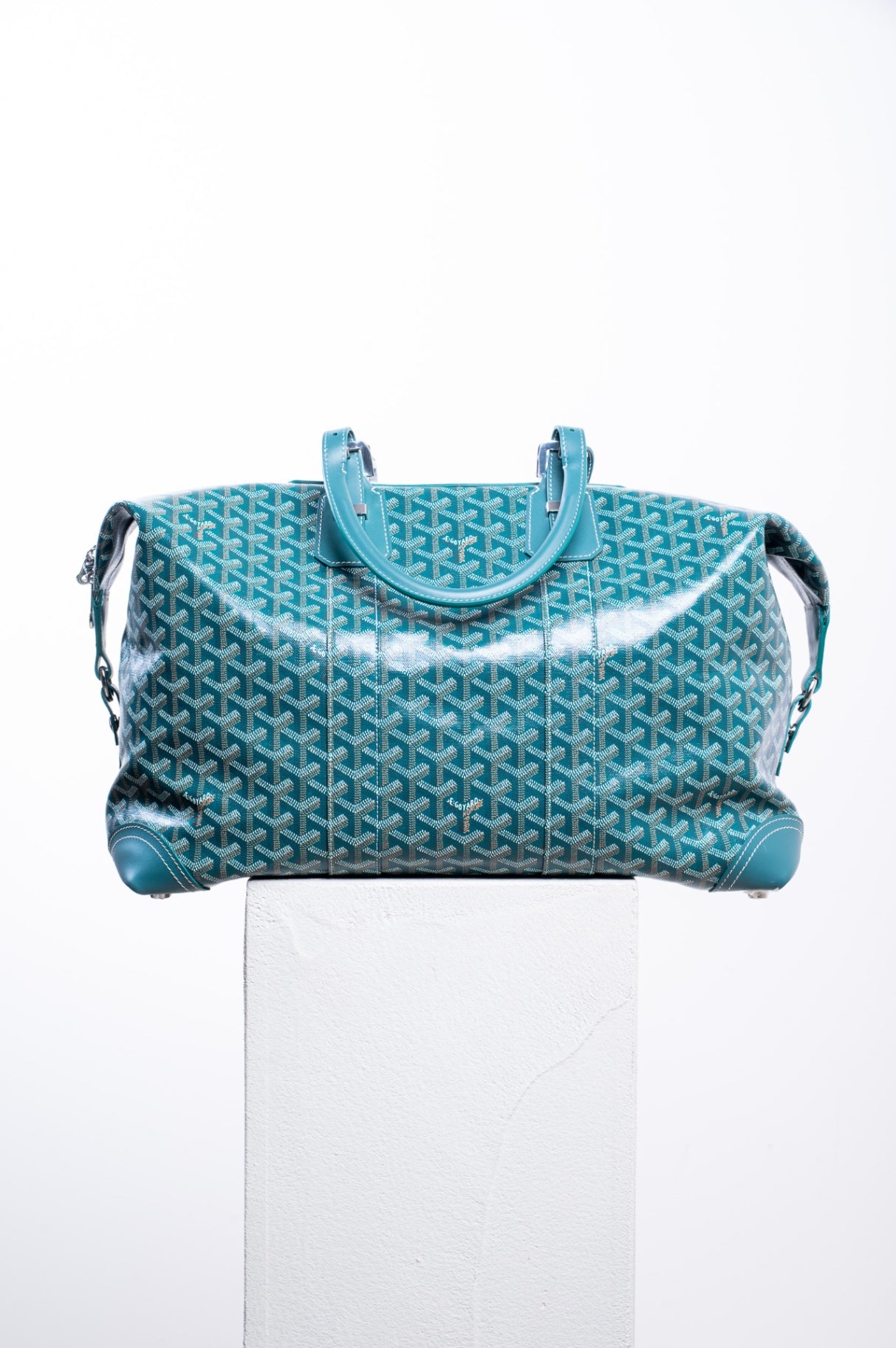 Green 45 Goyardine Boeing Duffle Bag