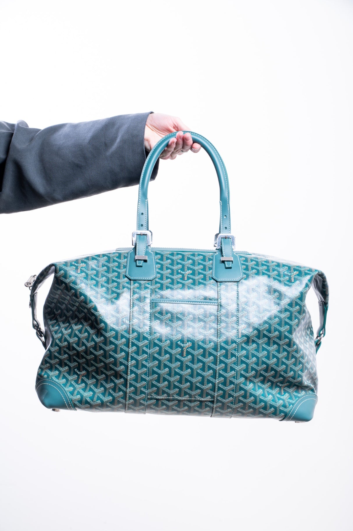 Green 45 Goyardine Boeing Duffle Bag