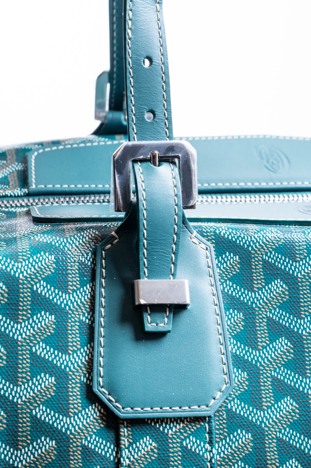 Green 45 Goyardine Boeing Duffle Bag